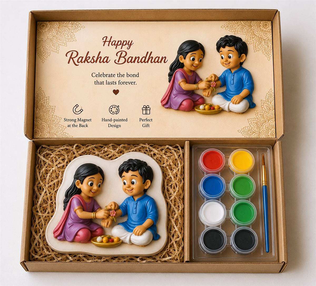 Raksha Bandhan Sibling Painting Kit image 1